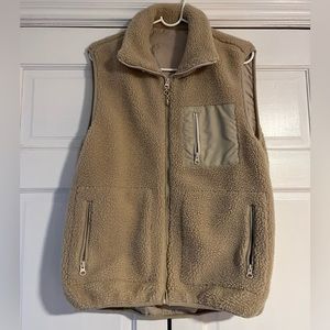 Teddy fleece winter vest